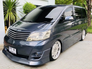 WALD BODY KIT genuine round alphard 10 minorchange