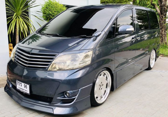 WALD BODY KIT genuine round alphard 10 minorchange