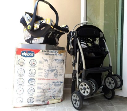 CHICCO PUSH CHAIR + CAR-SEAT + CARRIER ::: Chicco