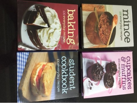 cook books set of 4 (new)