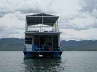 House Boat at Srinakarind Dam, Kanchanaburi. Great