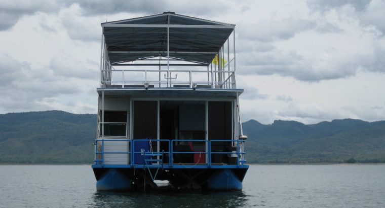 House Boat at Srinakarind Dam, Kanchanaburi. Great