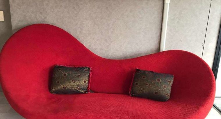 Stylish Lounge Red Sofa Furniture