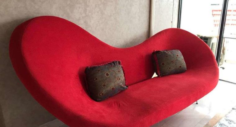 Stylish Lounge Red Sofa Furniture