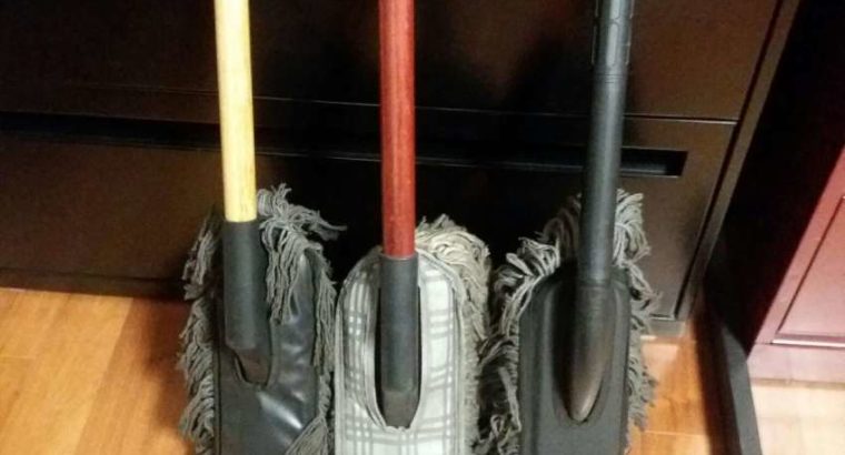 NEW YEAR SALE- 3 Classic Car Duster w/ Wood Handle