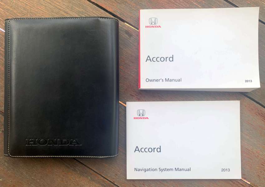 HONDA ACCORD Owners Manuals (English) + GENUINE Ho