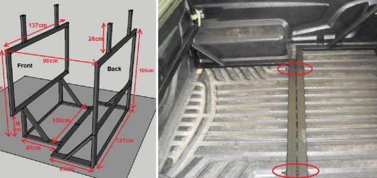 Removable Carry Frame for Pickup