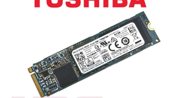 Toshiba 512 Gb PCIe NVMe SSD M.2 Drive, Can Ship A