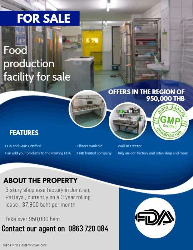 Food Production Facility For Sale