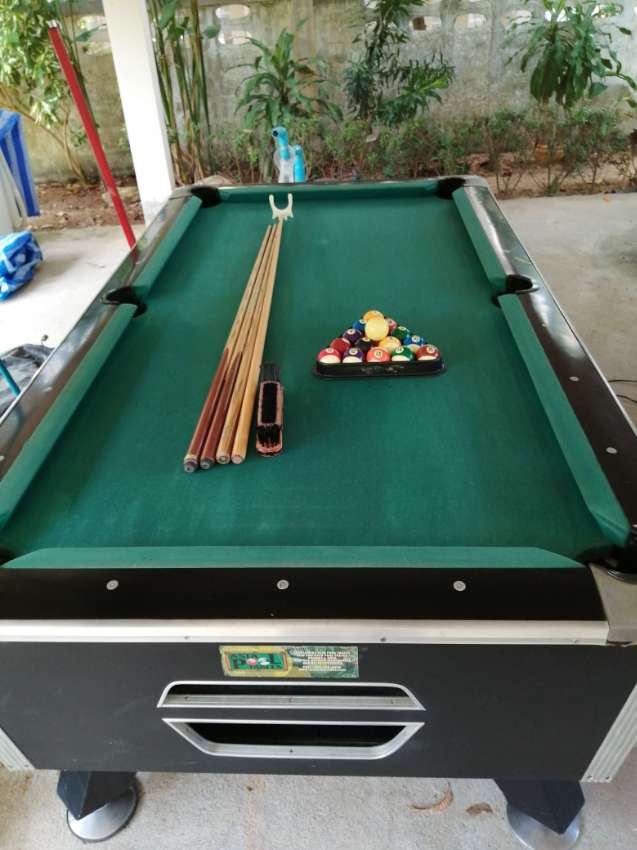 slate bed pool table