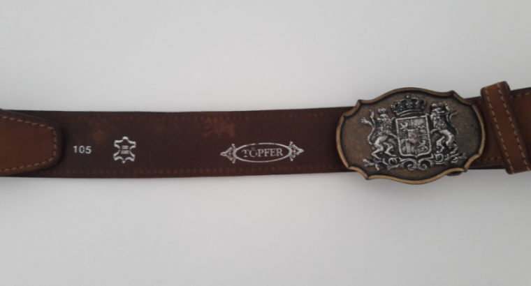 Original bavarian Octoberfest Belt, strong and hea