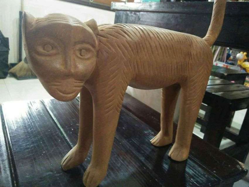 Teak wood monkey