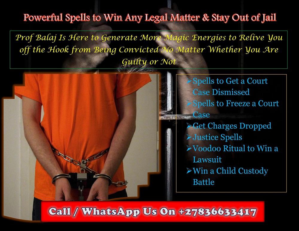 3 Days Court Case Spells to Help Stay out of Jail