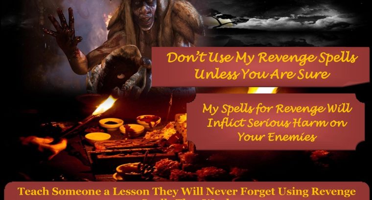 Revenge Spells to Inflict Serious Harm on Enemies