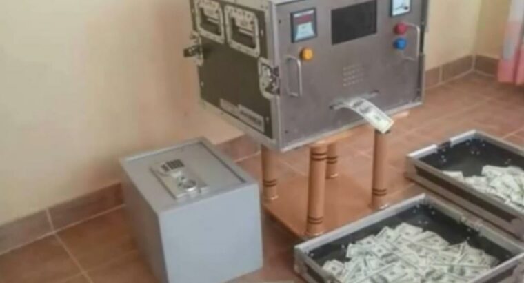 Automatic Machines that Cleans Black defaced Money