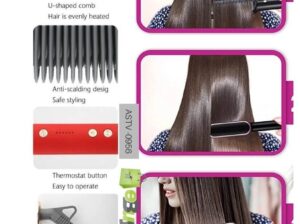 straight comb temperature control hair straightene