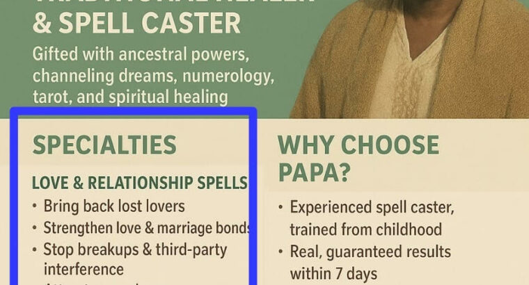 LOVE SPELL CASTER +27716356648TRADITIONAL HEALER