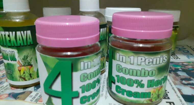 4 In 1 Extra Strong Herbal Penis Enlargement Combo