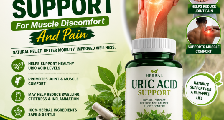 Uric Acid Support For Muscle Discomfort In Italy