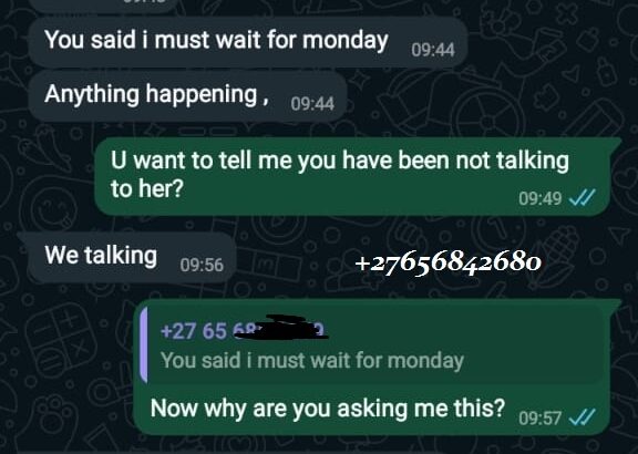 +27656842680 Testimony About My Love Life In Paarl