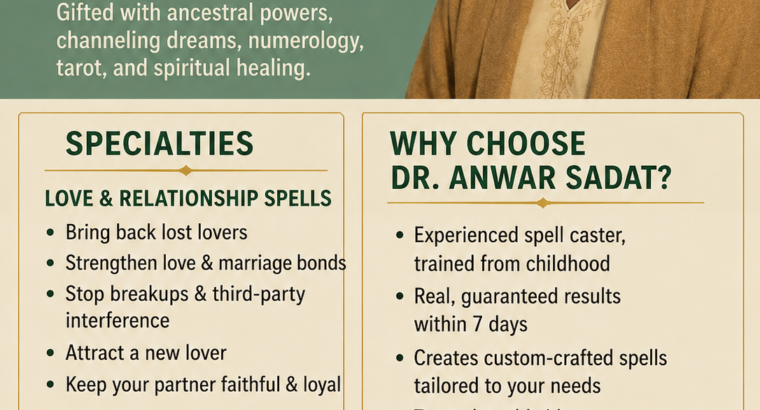 Spells that work instantly with proof in bringing
