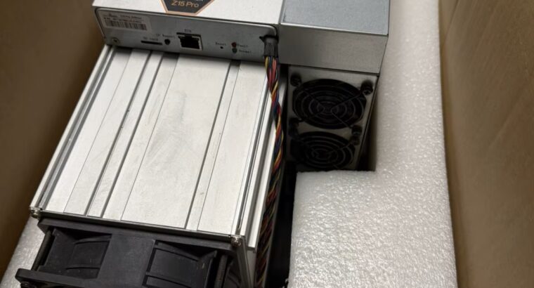 For sale zcash Miner Z15 Pro in stock 2,999usdt Bi